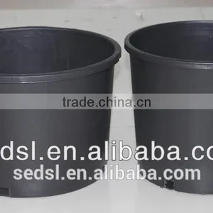 pp 1 Gallon Plastic Flower Pots,black Nursery Pot thumbnail-3