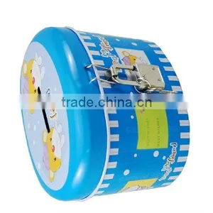 CMYK Offset Printing Rectangular Tin Can Coin Bank thumbnail-6