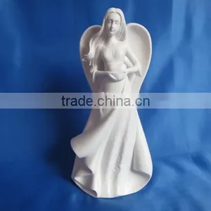 Porcelain White Angel Decoration thumbnail-1