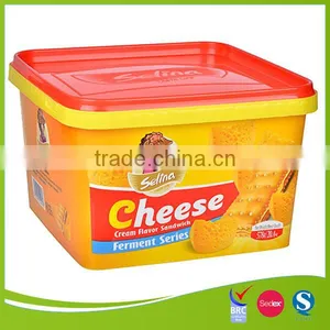 pp Plastic Biscuit IML Plastic Container thumbnail-1