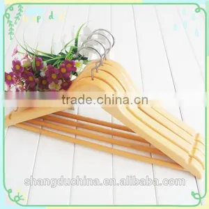 EU Certificated Handmade Wood Hanger Wholesale for Clothes thumbnail-1