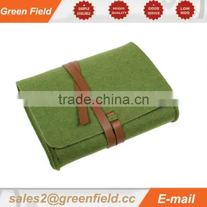Unique Mobile Accessories Felt Bag for Power Bank, Mouse, Earphone With Elastic Belt thumbnail-1