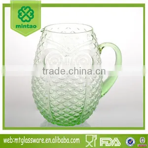 2800ml Handiness Grenn Color Owl Madelling Pitcher Glass thumbnail-1