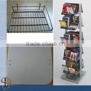 2 Sides Floor DVD Stand With Metal Shelves thumbnail-1