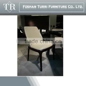 High Quality Dining Wood Chair With pu Leather thumbnail-5