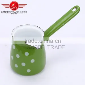3 PCS Customized Classic Antique Enamel Arabic Coffee Pot for Turkish Coffee thumbnail-4