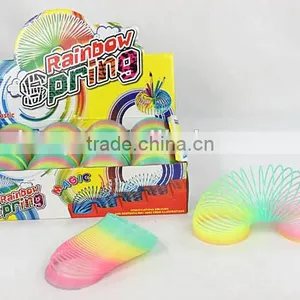 Hot Sale Plastic Magic Rainbow Spring Kids Educational Toys/hot Sale Promotional Gift Magic Rainbow Circle thumbnail-1