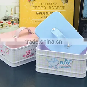 Gift Food Chocolate Candy Tea Toys Jewellery Treasury Rectangular Tin Box thumbnail-1