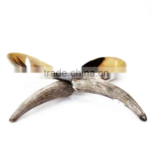 Natural Horn Spoon, High Quality Water Buffalo Horn Spoon thumbnail-1