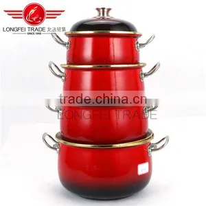 2016 Hot Selling Enamel Industrial Cooking Pot/ Biryani Cooking Pot Set thumbnail-1