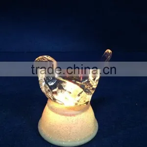 Craft LED 7colors Changing Acrylic Crystal Animal Toys Birds Gift for Sale thumbnail-5