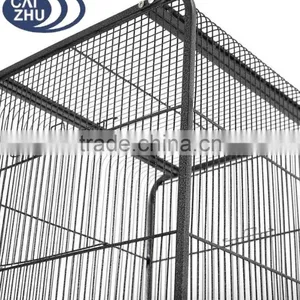 146cm Large Parrot Bird Cage Play Top W/Perch Stand Two Doors Aviary House thumbnail-5