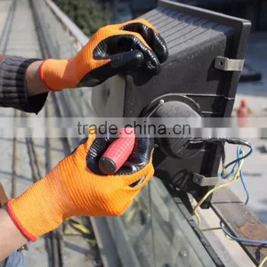 NMSAFETY Colored Nitrile Dipped Non Slip Gloves thumbnail-1