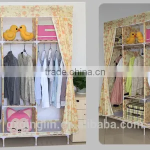 Factory Price Eo-friendly Oxford Collapsible Folding Wardrobe thumbnail-2