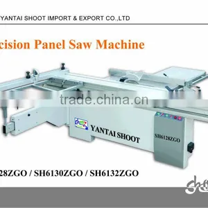 Wood Cutting Panel Saw SH6128ZGO With 2800x320mm Europe Style Column Guide Rail and 90degree Tilting and 4kw Motor thumbnail-1