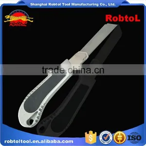 Utility Knife Retractable Blade Box Cutter Art Knives Snap off Lock Razor Blade Aluminum Alloy Shell thumbnail-2