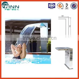 Stainless Steel High Quality Cheap Garden Rock Swimming Pool Mini Waterfall Fountains Spa Waterfall thumbnail-1