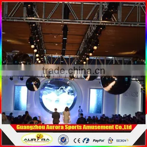 Giant Inflatable Disco Mirror Balls Large Inflatable Party Silver Ball for Sale thumbnail-1