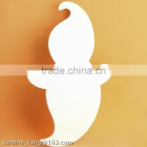 Wood Halloween Cutout Unfinished Wood Ghost Home Garden thumbnail-1
