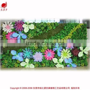 High Quality Artificial Vertical Garden Decorative Artificial Plant Wall for Indoor and Outdoor thumbnail-1