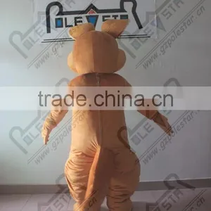 The Kangaroo Cartoon Mascot Costume thumbnail-3
