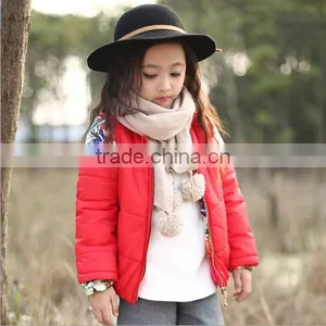 Delta Short Coat of Kids High Quality Winter Coat for Children Red and Orange Coat for Girls thumbnail-2