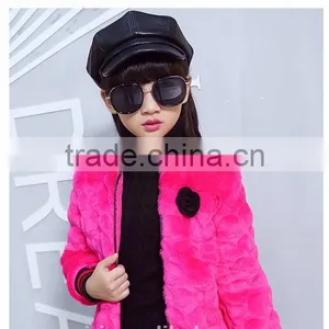 Jackets and Coats Thick Warm Faux Fur Coat Long Sleeve Kids Winter Jacket Girls Fur Coat thumbnail-2