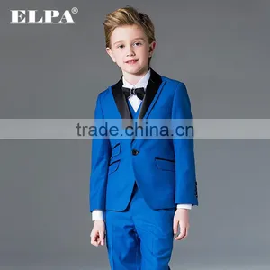 ELPA Fashion Designer Slimming Wholesale Blue 3 Piece Kids Tuxedo Suits thumbnail-2