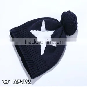 Wholesale Cotton Knitted Children Winter Hats thumbnail-2