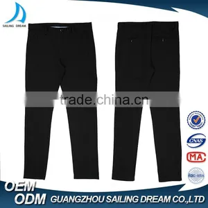 New Model Euro Classic Cutomized Colored Embroidery Stitches Pattern High Waisted Skinny Pencil Pants for Men thumbnail-1