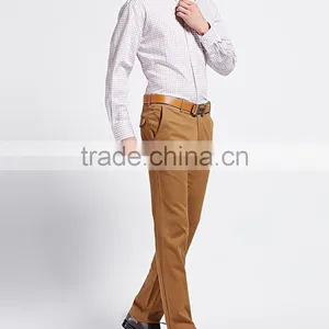 100% Men Cotton Shirts Plaid Design Casual Shirts for Men Italian thumbnail-5
