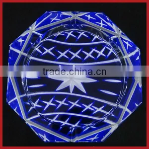 2013New Design Round Cut Crystal Ashtray thumbnail-1