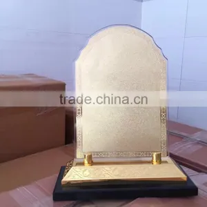 2017 New Design Metal Trophy /wooden Base Trophy / Black Acrylic Trophy /crystal Trophy Kjj-02 thumbnail-6