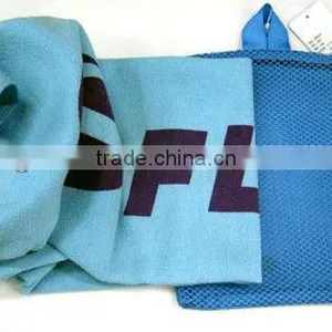 Logo Printing Microfiber Sports Travelling Beach Towels thumbnail-1