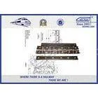 Standard UIC54 Rail Metal Fish Plate For Railway Fastener / Joggled Fish Plate thumbnail-1