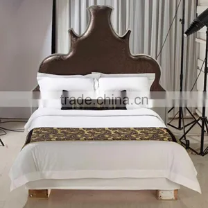 King Size Hotel Bed Sheets 100% Cotton White Duvet Cover Sets thumbnail-3