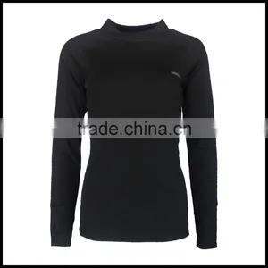 W15-ACC-W-01-C Black 100% Polyester T-shirt For Women Long Sleeve thumbnail-1