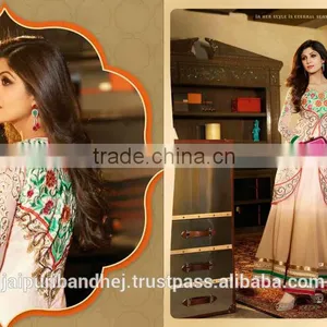 2016 Bollywood Indian Gherdaar Anarkali Salwar Suit thumbnail-1