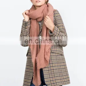 Europe And The United States Super Soft Color Cashmere Scarf thumbnail-5