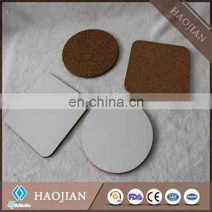Sublimation Blank Cork Coasters Soft Wood Coasters Coffee Cups Mats thumbnail-1