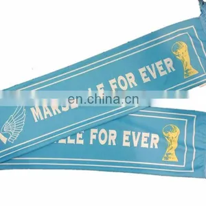 100% POLYESTER KNITTED FABRIC FANS SCARF thumbnail-1