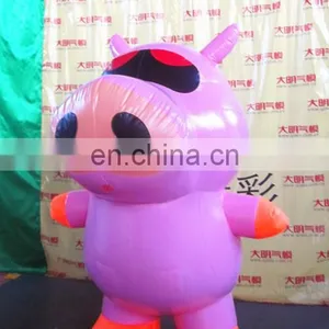 Costume Inflatable Pig Cartoon for Advertising /inflatable Pig thumbnail-2