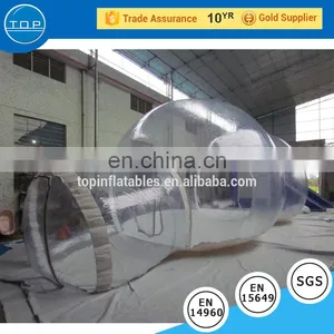 TOP High Quality Inflatable Clear Double Bubble Tent ,inflatable Transparent Tent thumbnail-1
