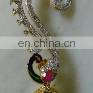 Cubic Zircon Pendant Necklace Exporter, Wedding Pendant Necklace Manufacturer thumbnail-4
