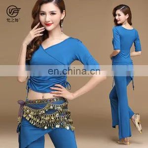 T-5181 Indian Modal Fabric Lady Belly Dance Costumes thumbnail-2