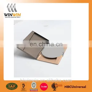 Gold Aluminum Business Card Case With Mirror thumbnail-2