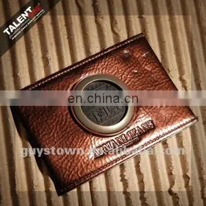 Custom Casting Metal Brand Logo Genuine Leather Tag for Jeans thumbnail-1