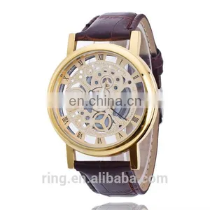 2016 Popular On China Market Luxury Leather Wrist Watches For Men And Women thumbnail-1