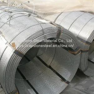 ASTM A416 LRGalvanized Pc Post Tension 7 Wire Low Relaxation Galvanized Pc Strand thumbnail-4