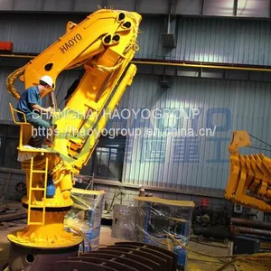 HAOYO Marine Crane Offshore Hydraulic Telescopic Arm Marine Cranes for Sale With BV CCS CE ABS Certification thumbnail-5